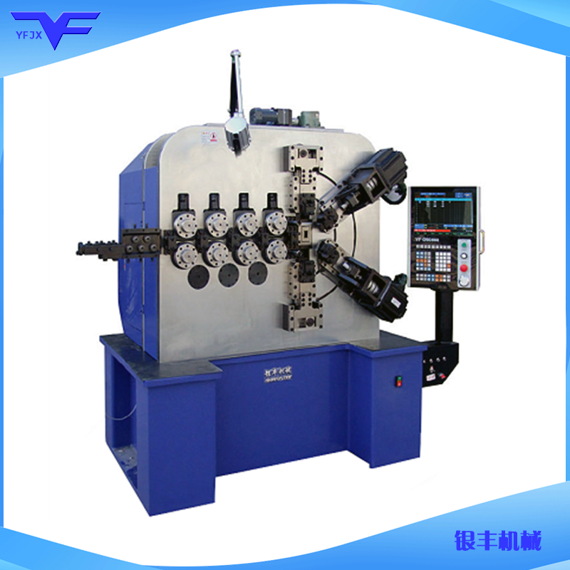 CNC-YF-8680多轴数控压簧机