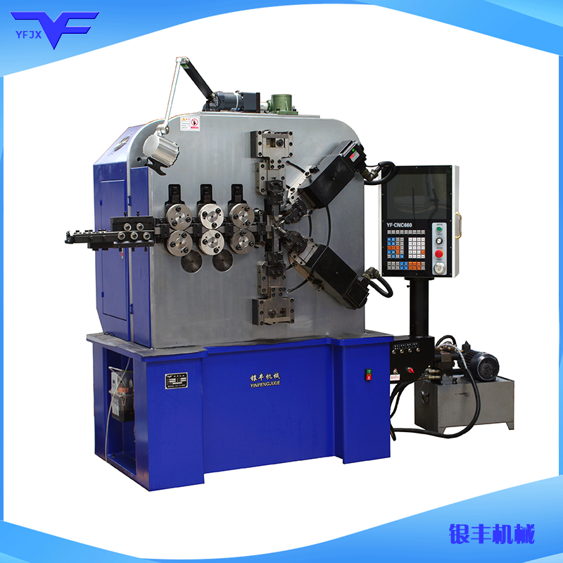 CNC-YF-8660多轴数控压簧机
